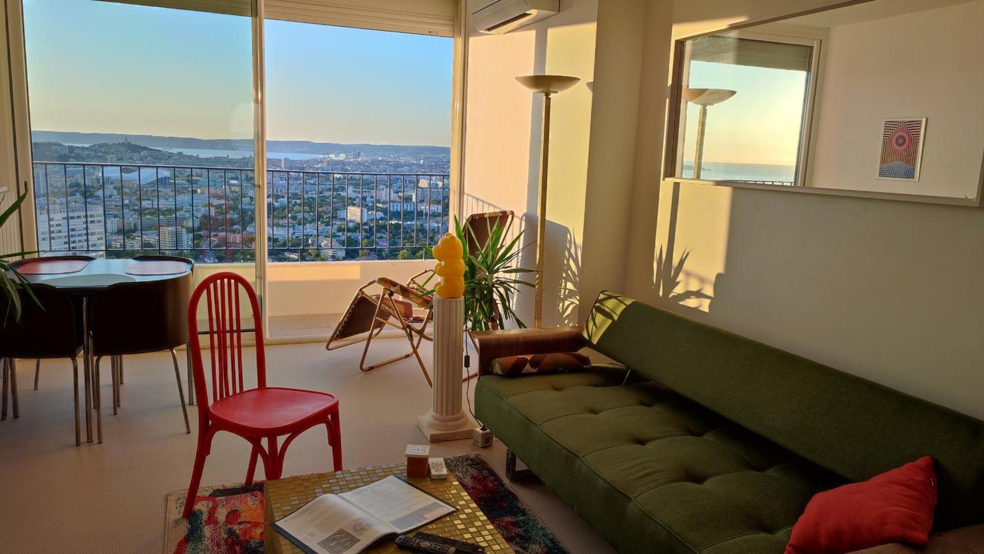 Panoramic View Of Marseille For Two Apartman Kültér fotó